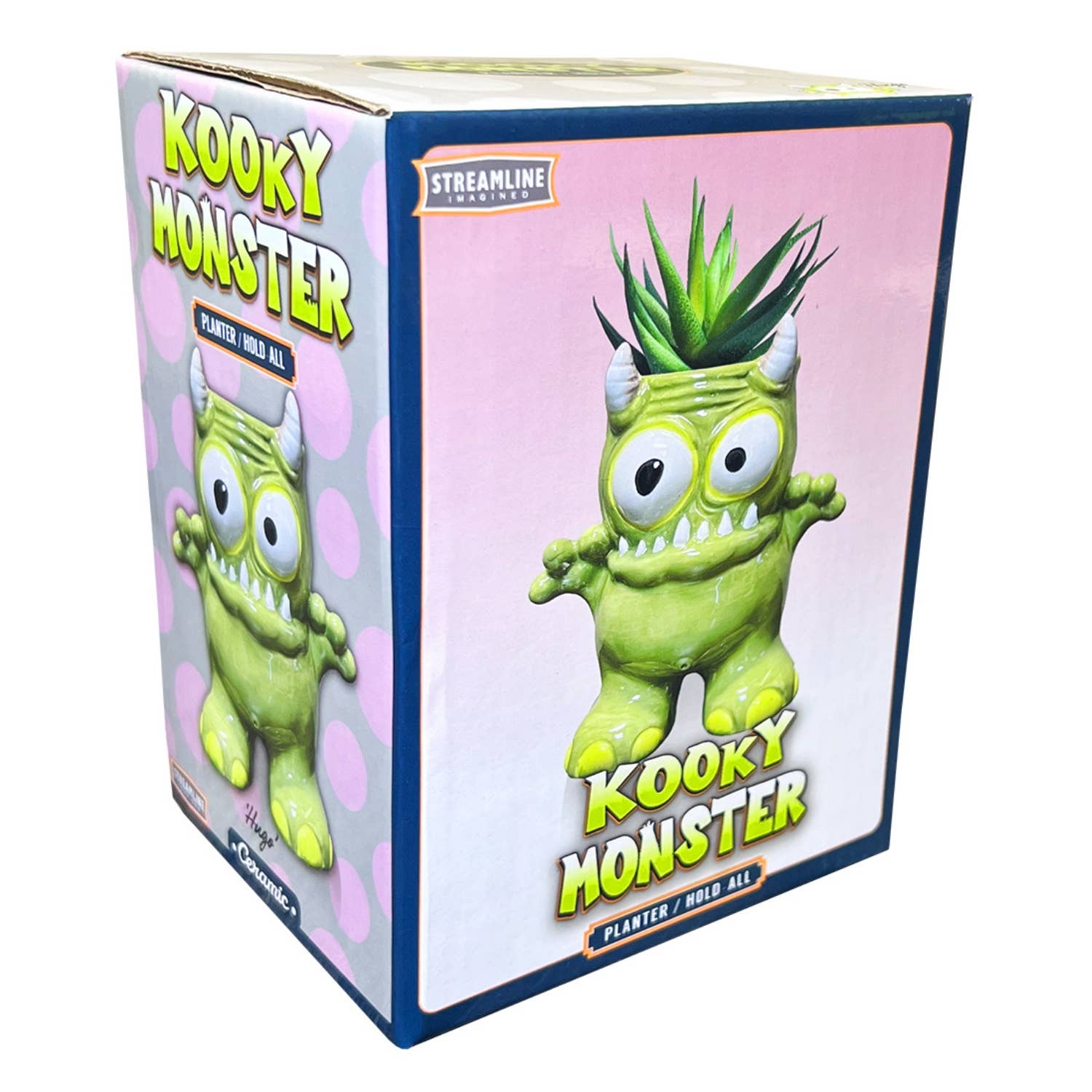 Streamline - Wholesale Plantenpot - Hugo the Monster Planter/Hold All (groen)3