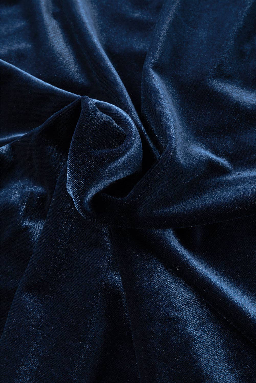 PRETTY BASH - Vente Chemisier – femme - Top boutonné à col volanté en velours15