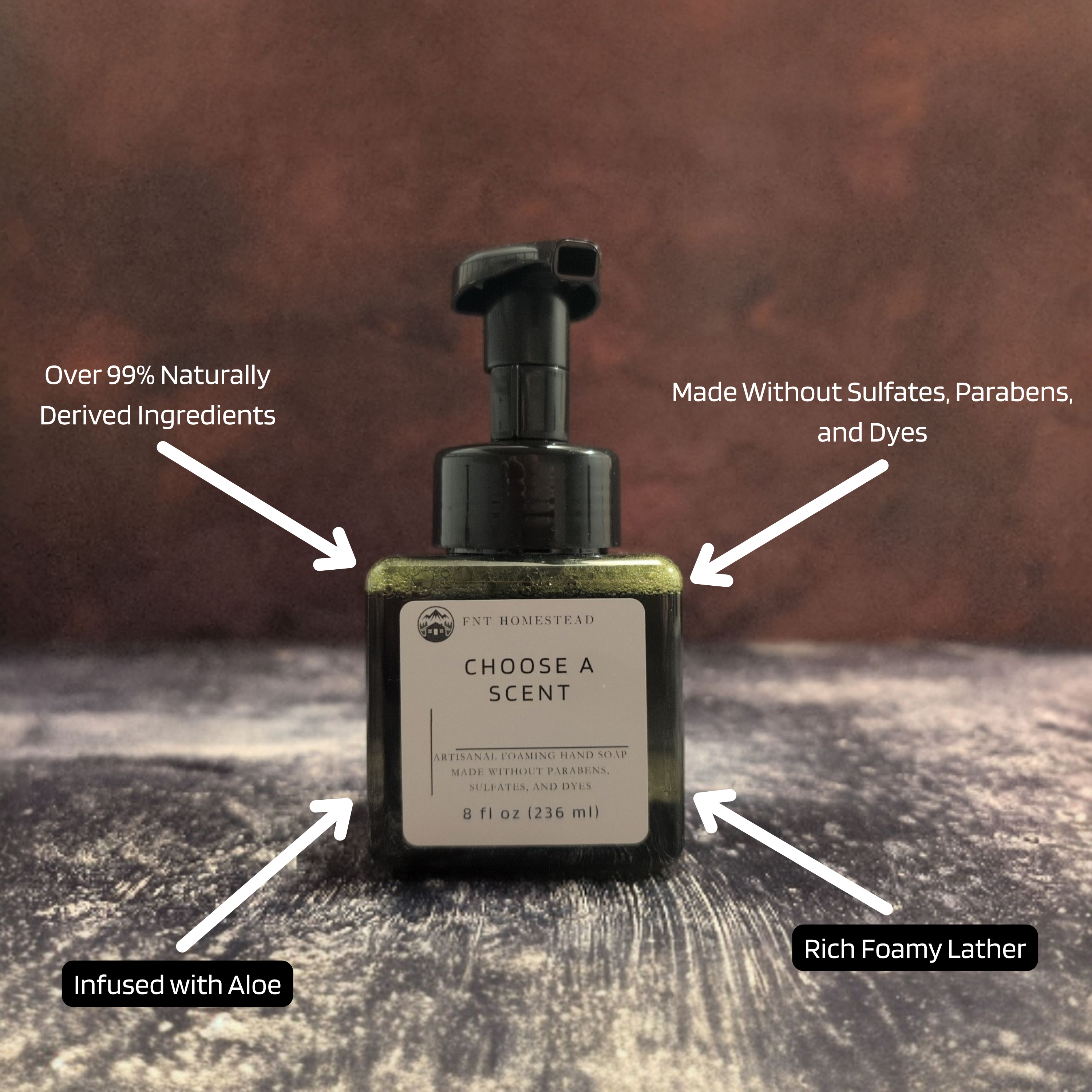 FNT Homestead - Wholesale Hand Soap/Wash - Vanilla Pod and Tonka Foaming Hand Soap1