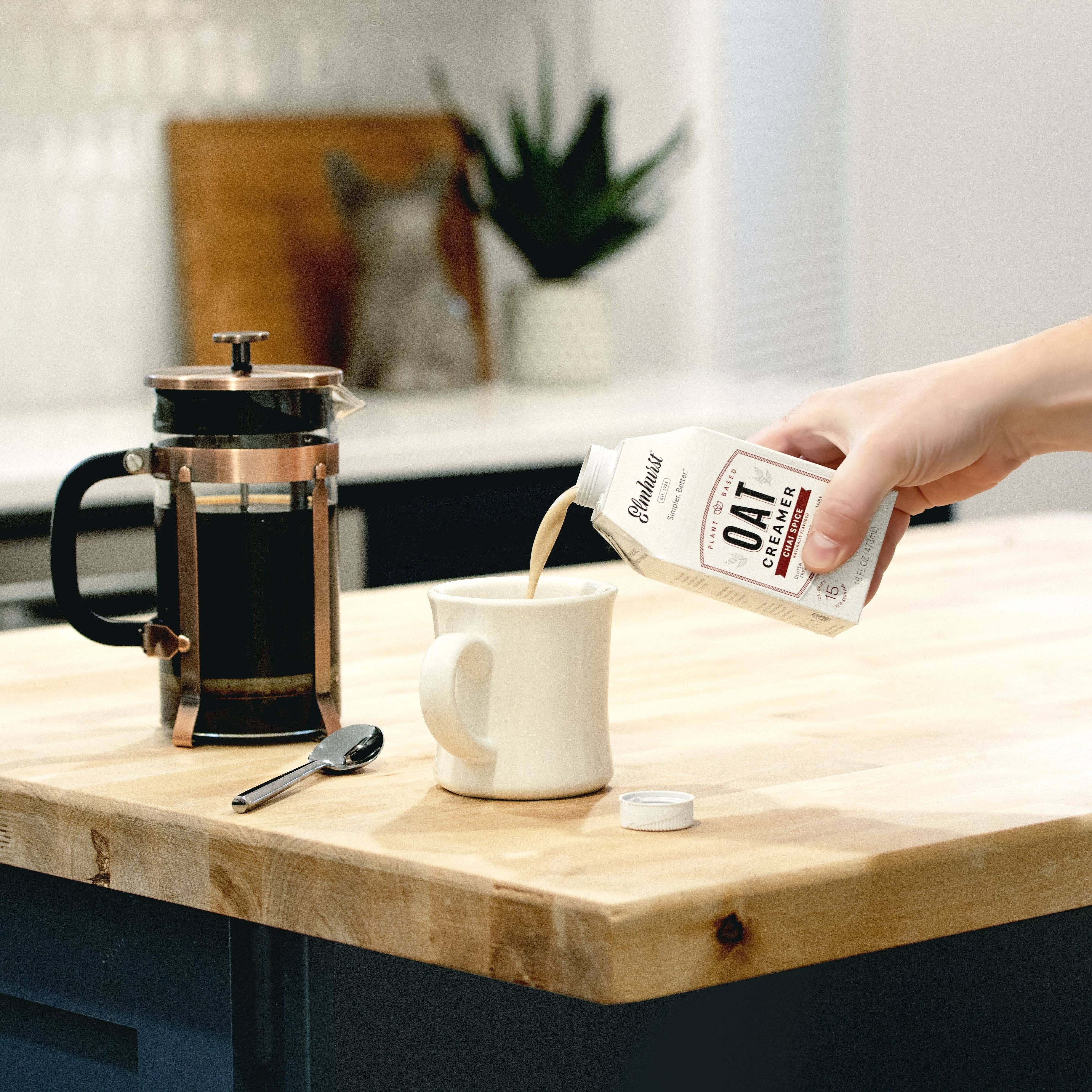 Elmhurst 1925 - Wholesale Creamer - Oat Creamer - Chai 16 Ounce [6-Pack]2