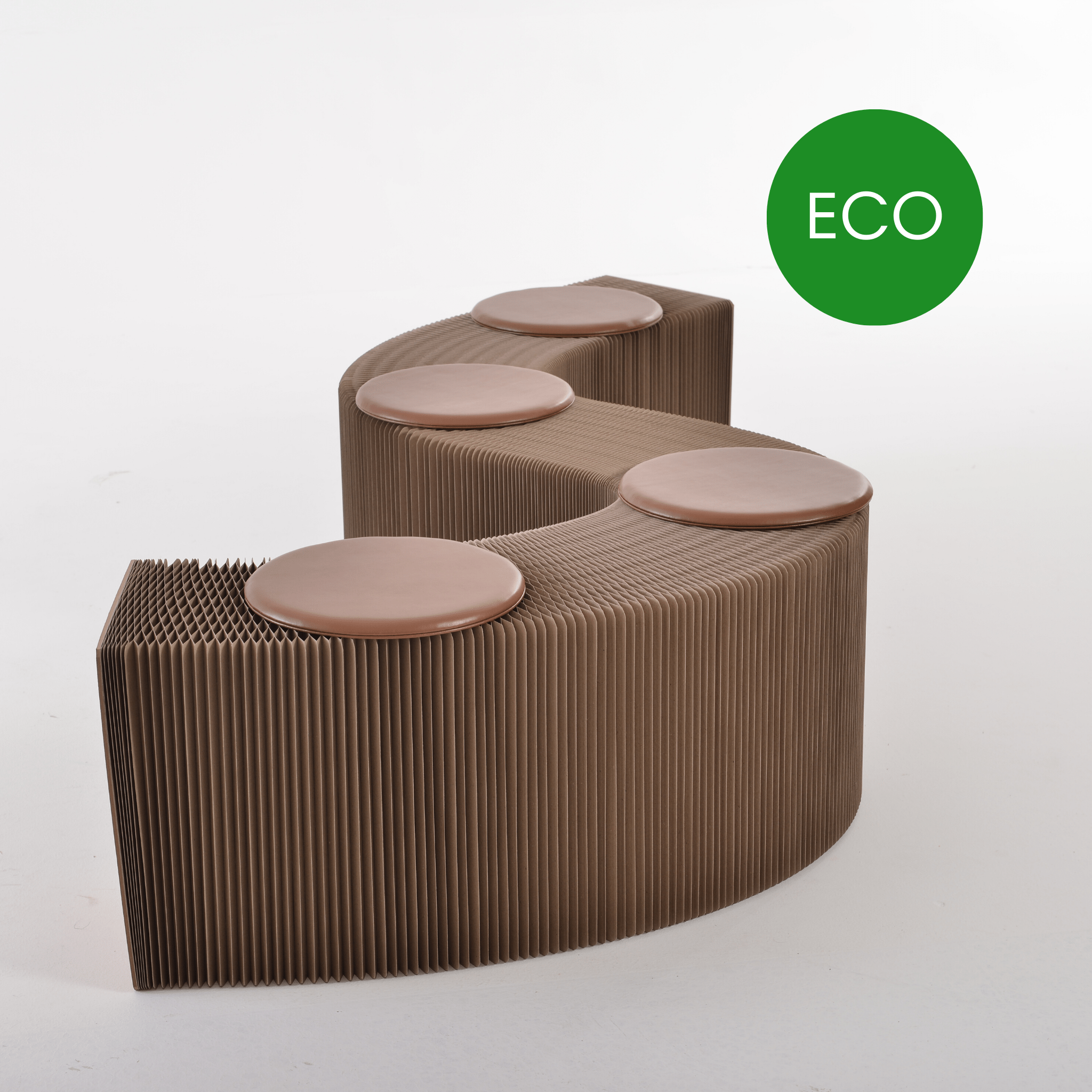 Paper Lounge – Großhandel Bänke – Klappbare Sitzbank aus recyceltem Papier1