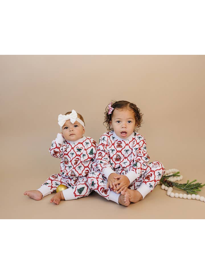 Lucky Panda Kids - Wholesale Top & Pant Set - Kids - Jogger Set | Christmas Bear15