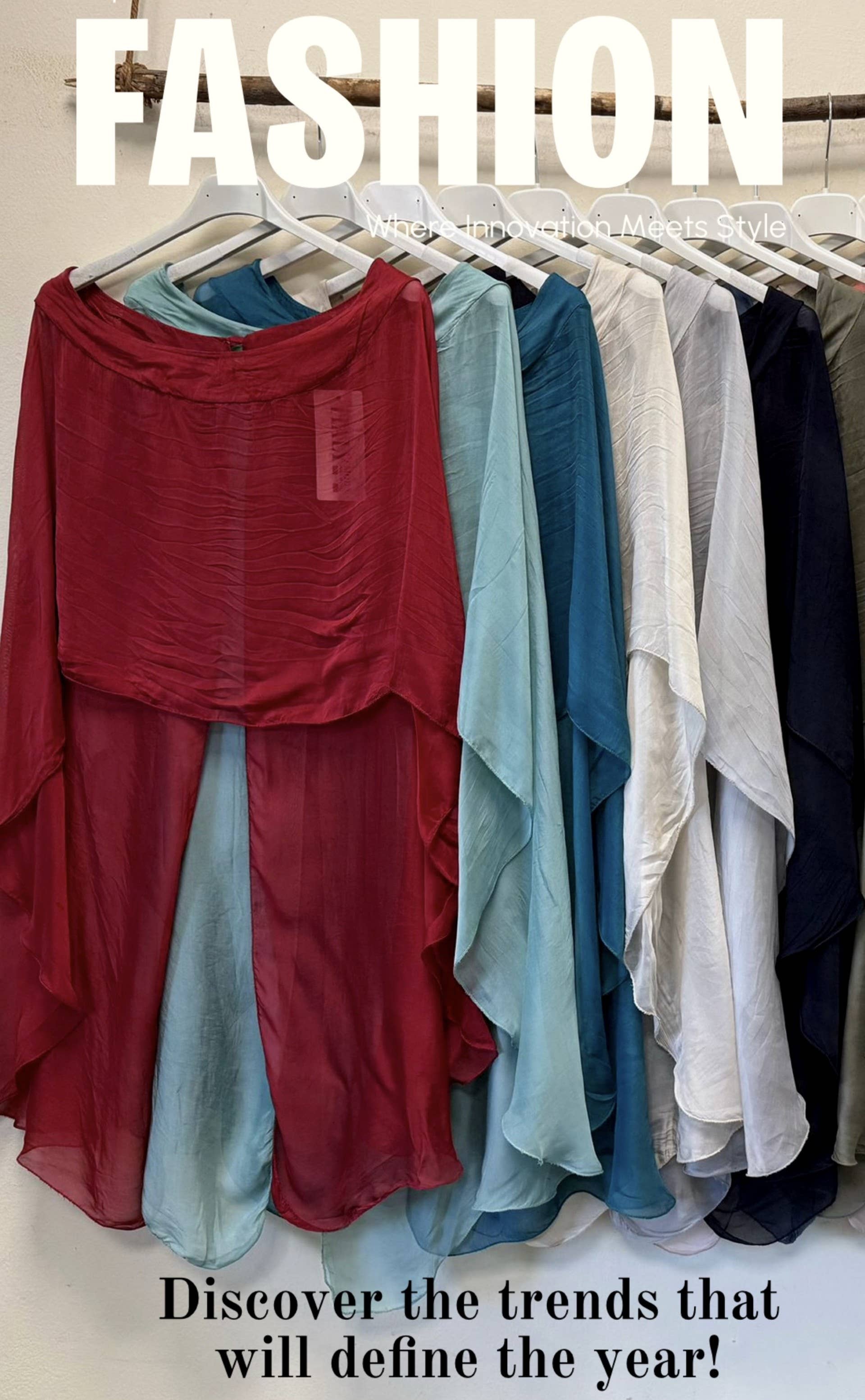 Dance in Paris - Wholesale Poncho - Women's - New Topper-Poncho