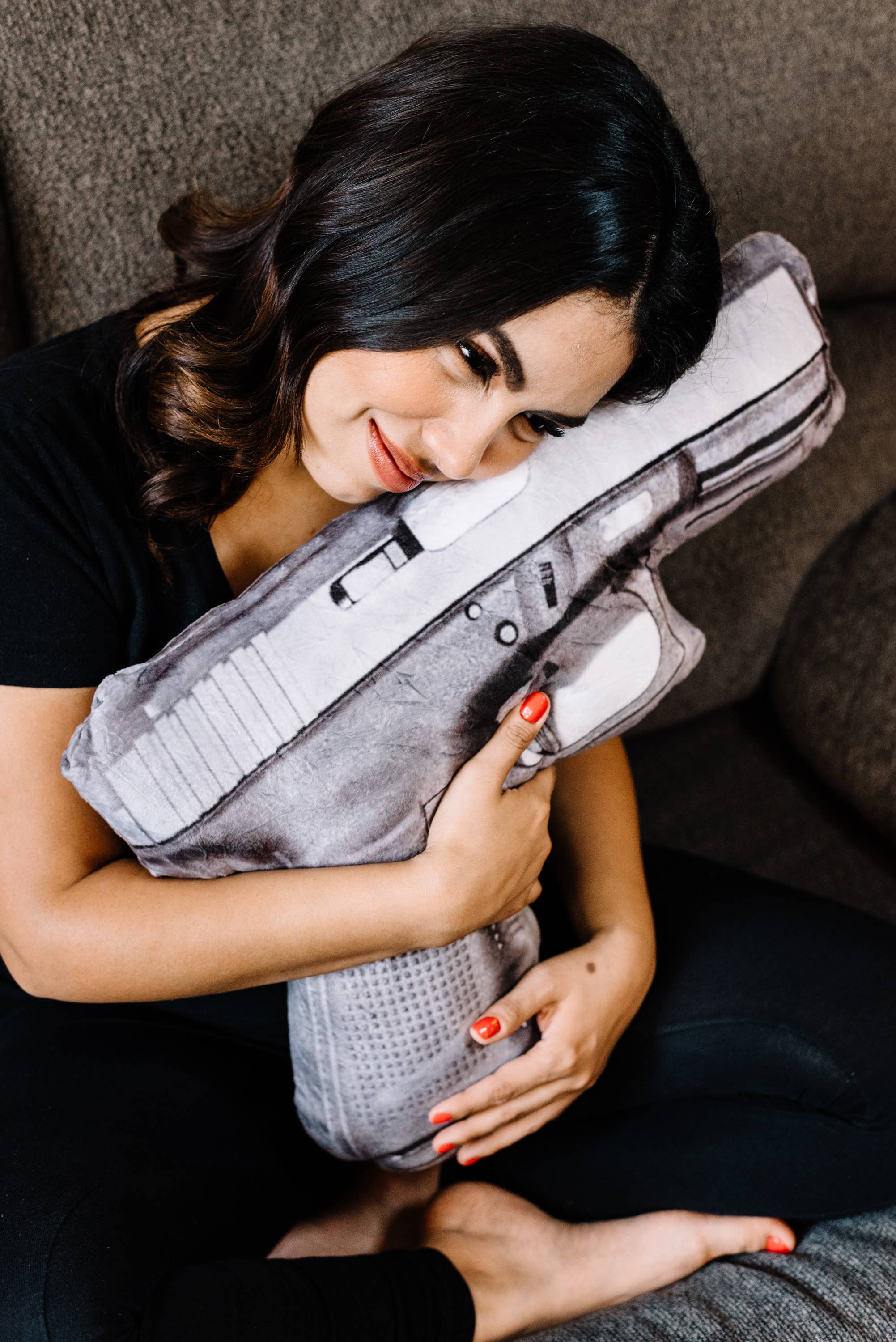 CALIBER GOURMET / CAMPCO - Wholesale Throw/Decorative Pillow - Automatic Handgun Pillow1