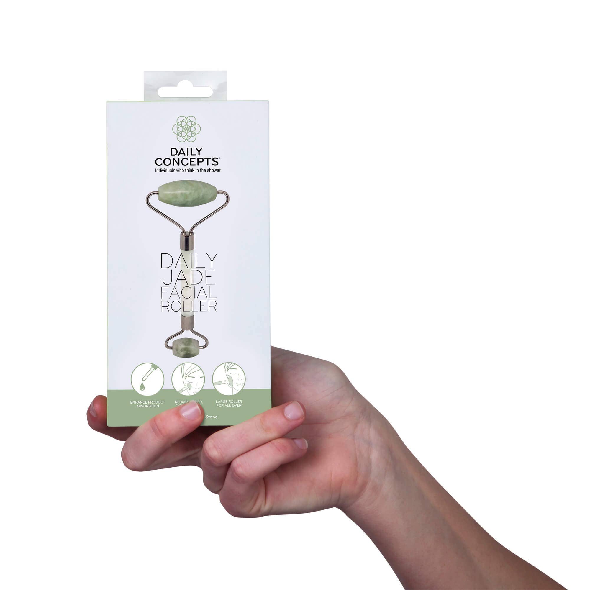 Daily Concepts - Venta al por mayor Rodillos de belleza/faciales - Rodillo facial de jade diario2