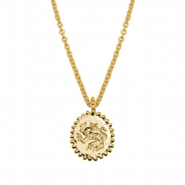 Thessala's Fortune Pendant In Brass for wholesale by Aveta Studio