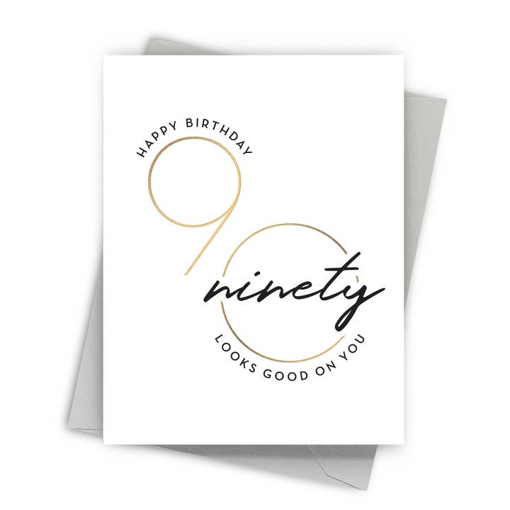 FR8467 Milestone Birthday Card / 90 FR8467 Milestone Birthday Card / 90