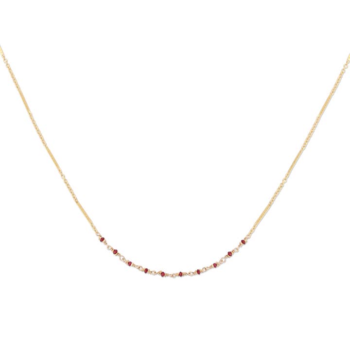 ALEXIS RUBY necklace for wholesale by Kate Winternitz Jewelry