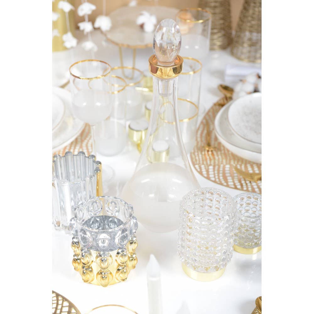 AULICA - Vente Carafe - Carafe bord doré Nish2