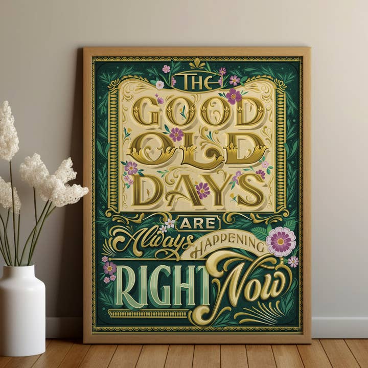 The Good Old Days 11x14 Print for wholesale by To & From Gift Co.
