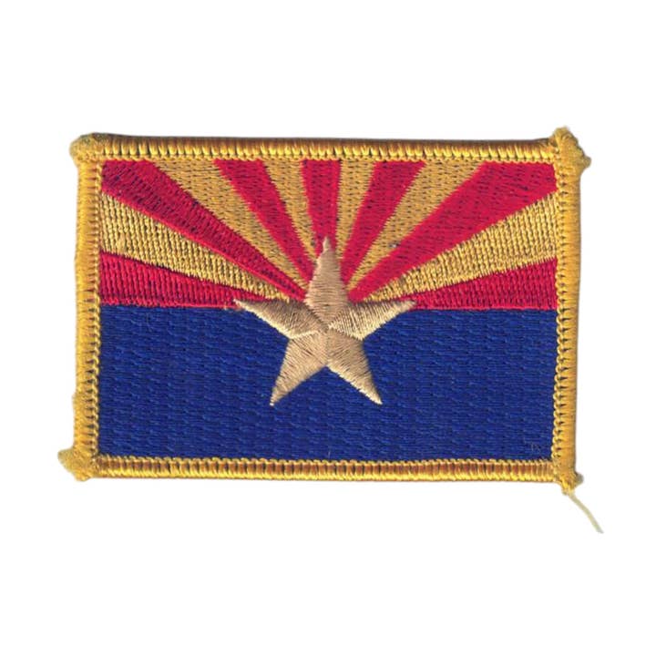 Arizona AZ State Flag Souvenir Patch - 1104 for wholesale by Happy Wood Products