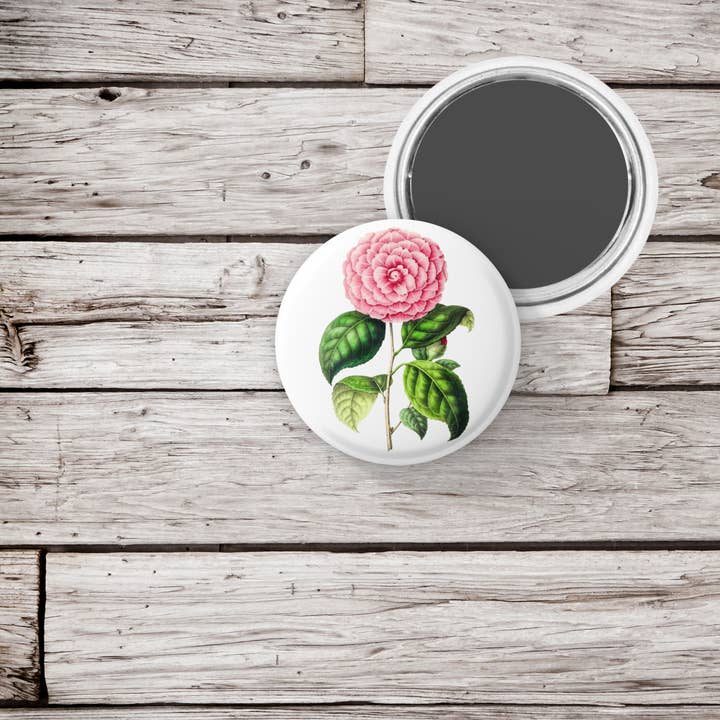 NatureCuts - Wholesale Lapel Pin/Button - Camellia Pin Button, Camellia Keychain, Camellia Magnet4