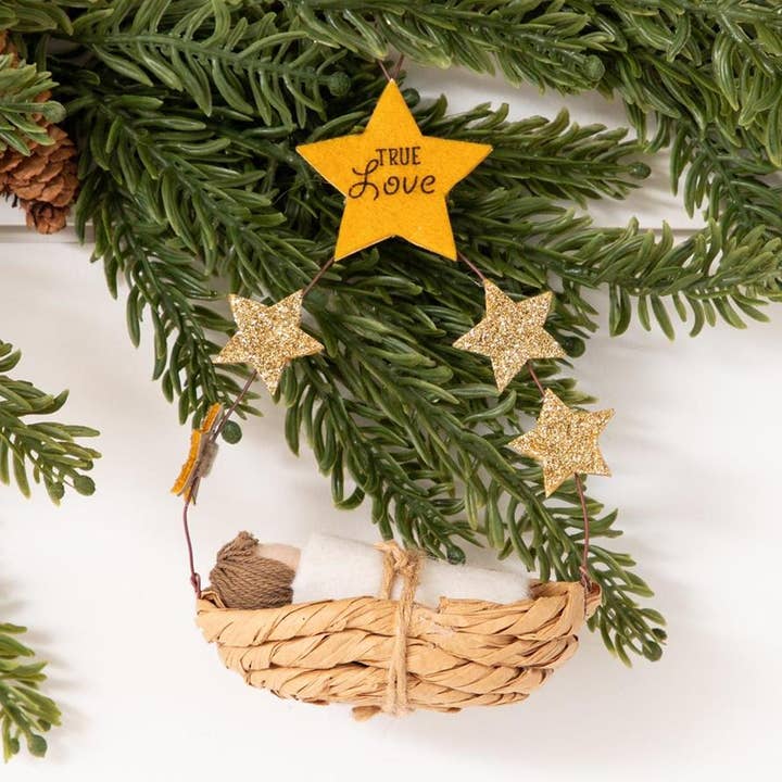 Ornament - Jesus, True Love (Pk/02) for wholesale by Audrey's Home & Gift