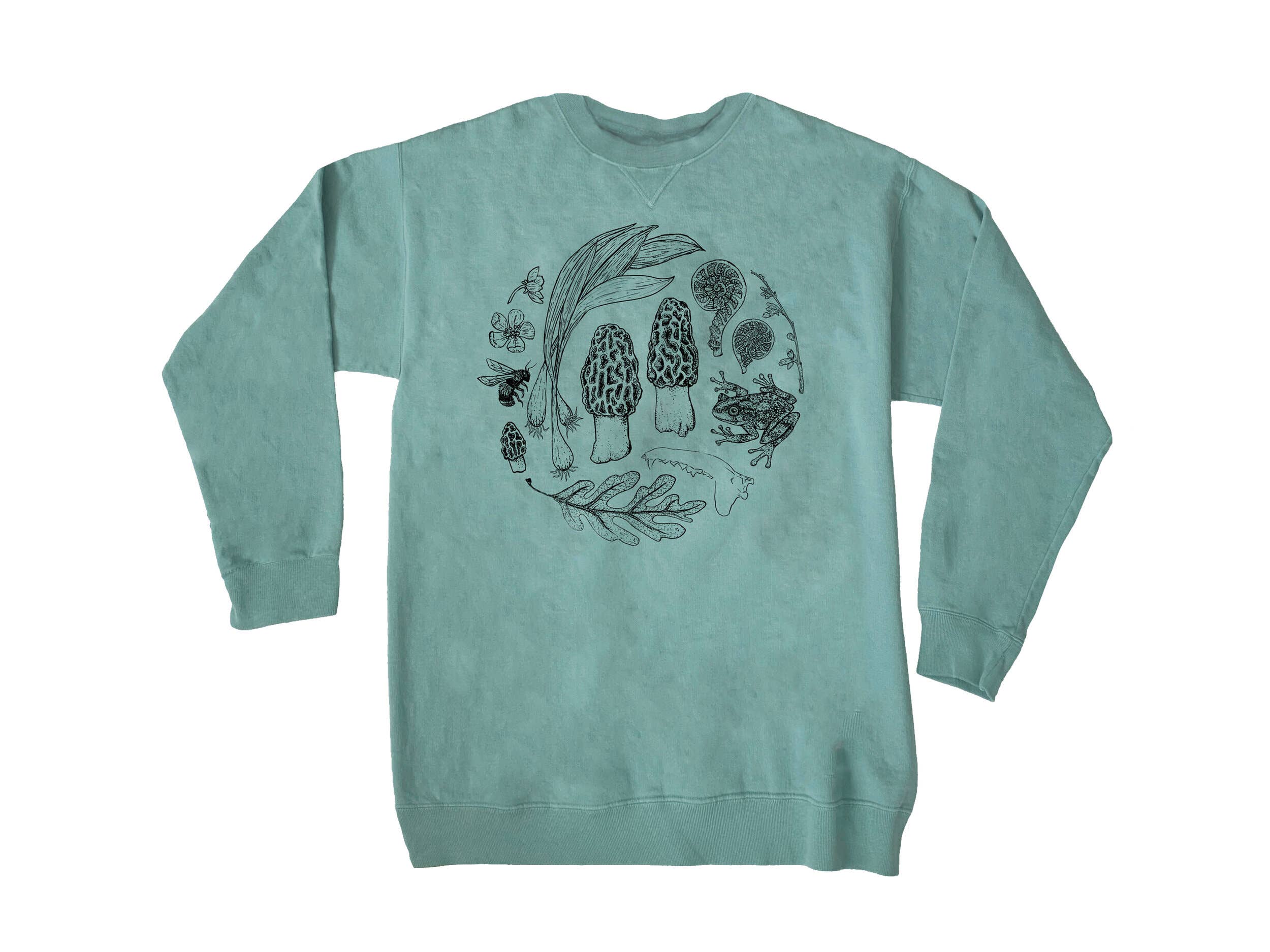 Nature Walk – Camisola gráfica - Unissexo por atacado – Moletom com gola redonda Spring Awakening1