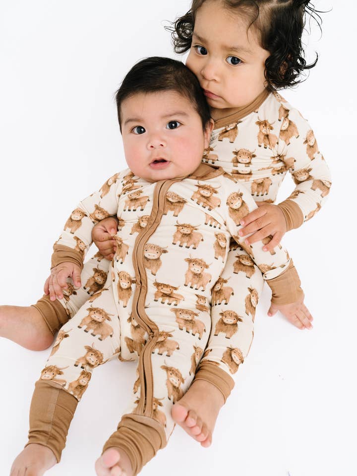 Little One Shop - Wholesale Sleepsuit - Baby - Mini Highland Bamboo Sleeper2