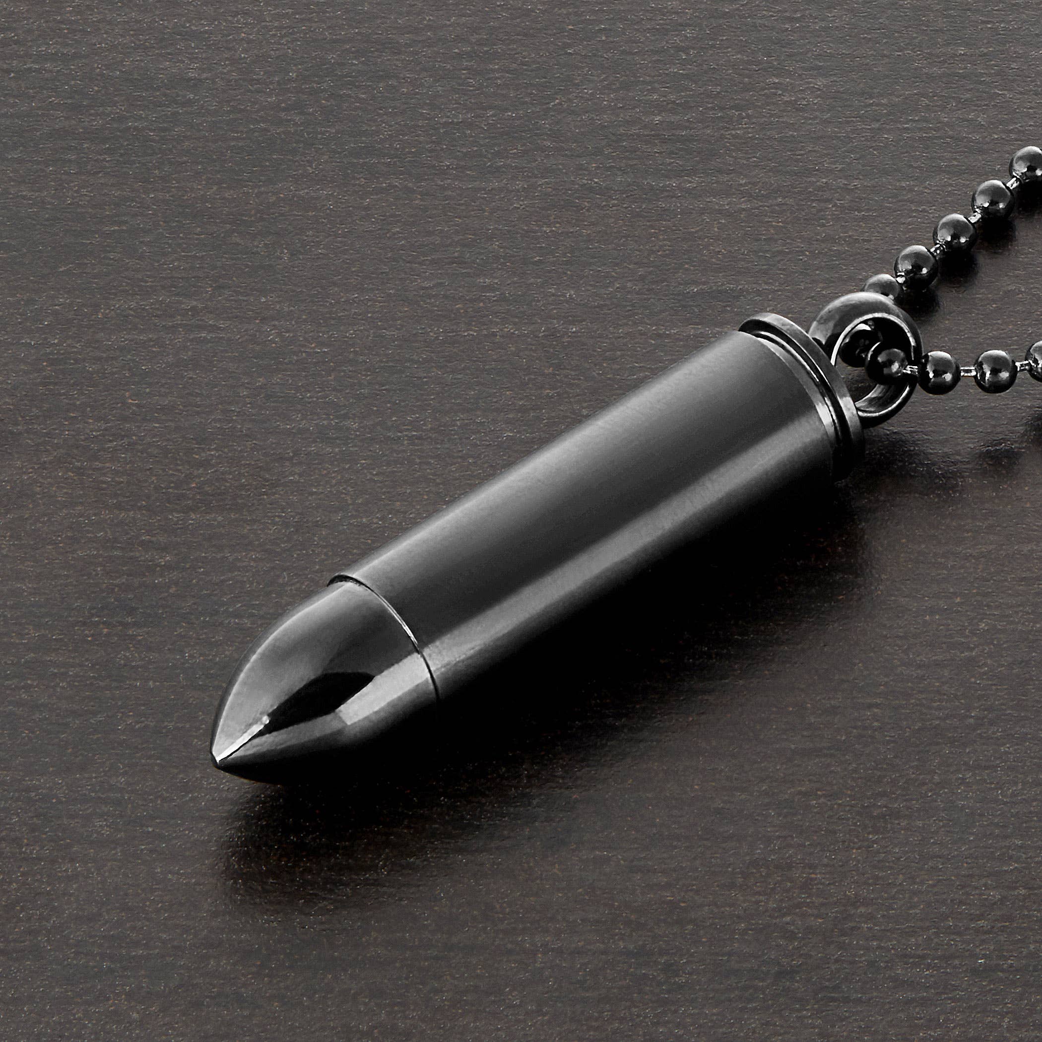 West Coast Jewelry - Wholesale Individual Charm/Pendant - Bullet Capsule Stainless Steel Pendant3