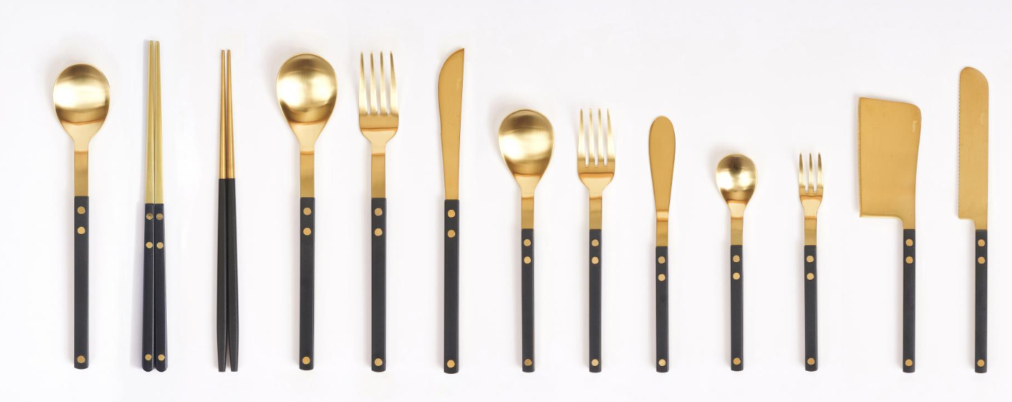 Korea Table - Wholesale Table Fork - [BOGEN] Sentier Gold Tea Fork - Tea Spoon0