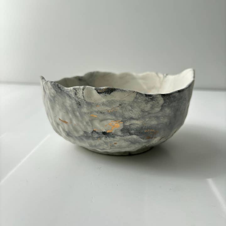 Fancy Concrete - Wholesale Decorative Plate/Dish/Bowl - Daso Textured Bowl