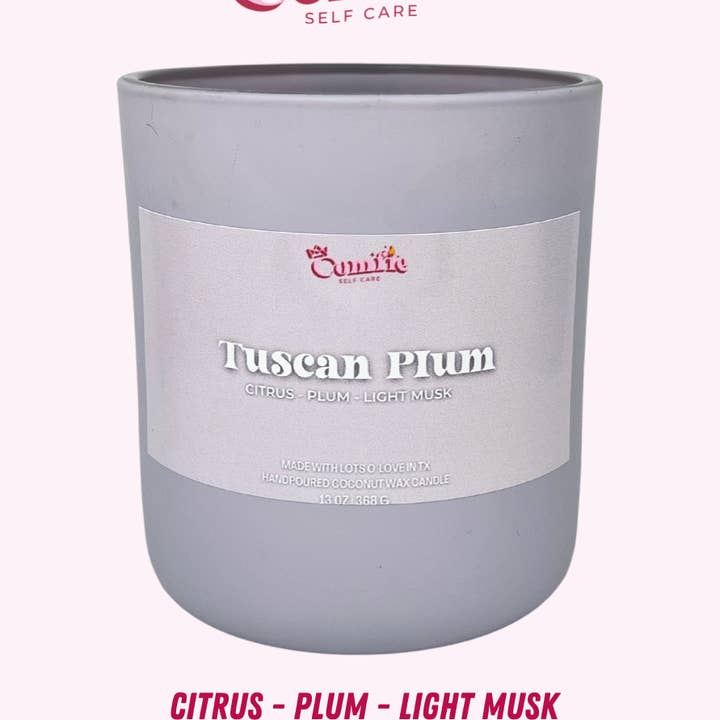 Tuscan Plum Candle for wholesale by Comfie Self Care