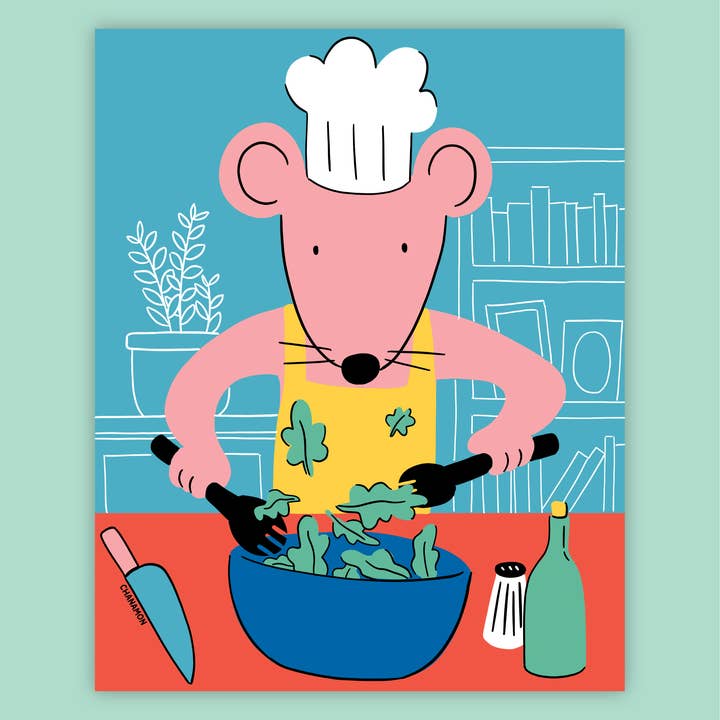 Stampa Mouse Chef per la vendita all'ingrosso da parte di Maison Chanamon