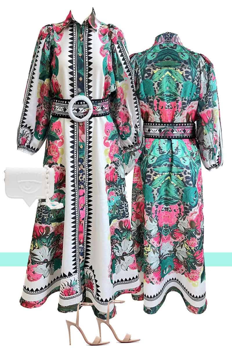 Stellino - Wholesale Dress – Women's - Florentina  Long Dress  | Floral3