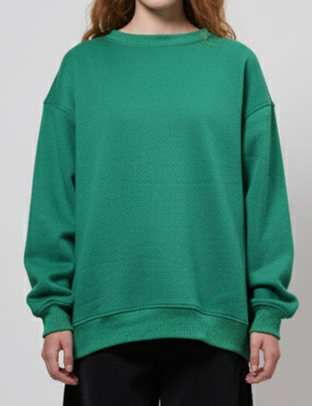 Sweetkama - Venta al por mayor Sudadera - Mujer - Top ajustado de manga larga y cuello redondo para mujer H662010