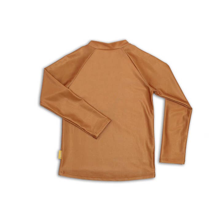 Tyoub - Wholesale Rash-guard – Kids - Long Sleeve Raglan Rash Vest Recycled Terracotta1