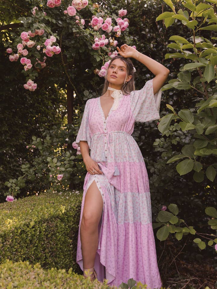 Coven and Co - Wholesale Dress – Women's - Picnic Gown ~ Cottage Periwinkle4