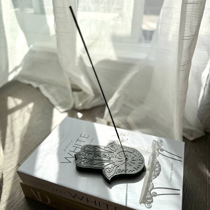 Hamsa Hand Incense Holder for wholesale by Chic Chaos Home