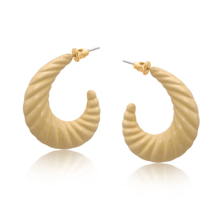 Ophelia øreringe i organisk form for engroshandel hos Big Metal London