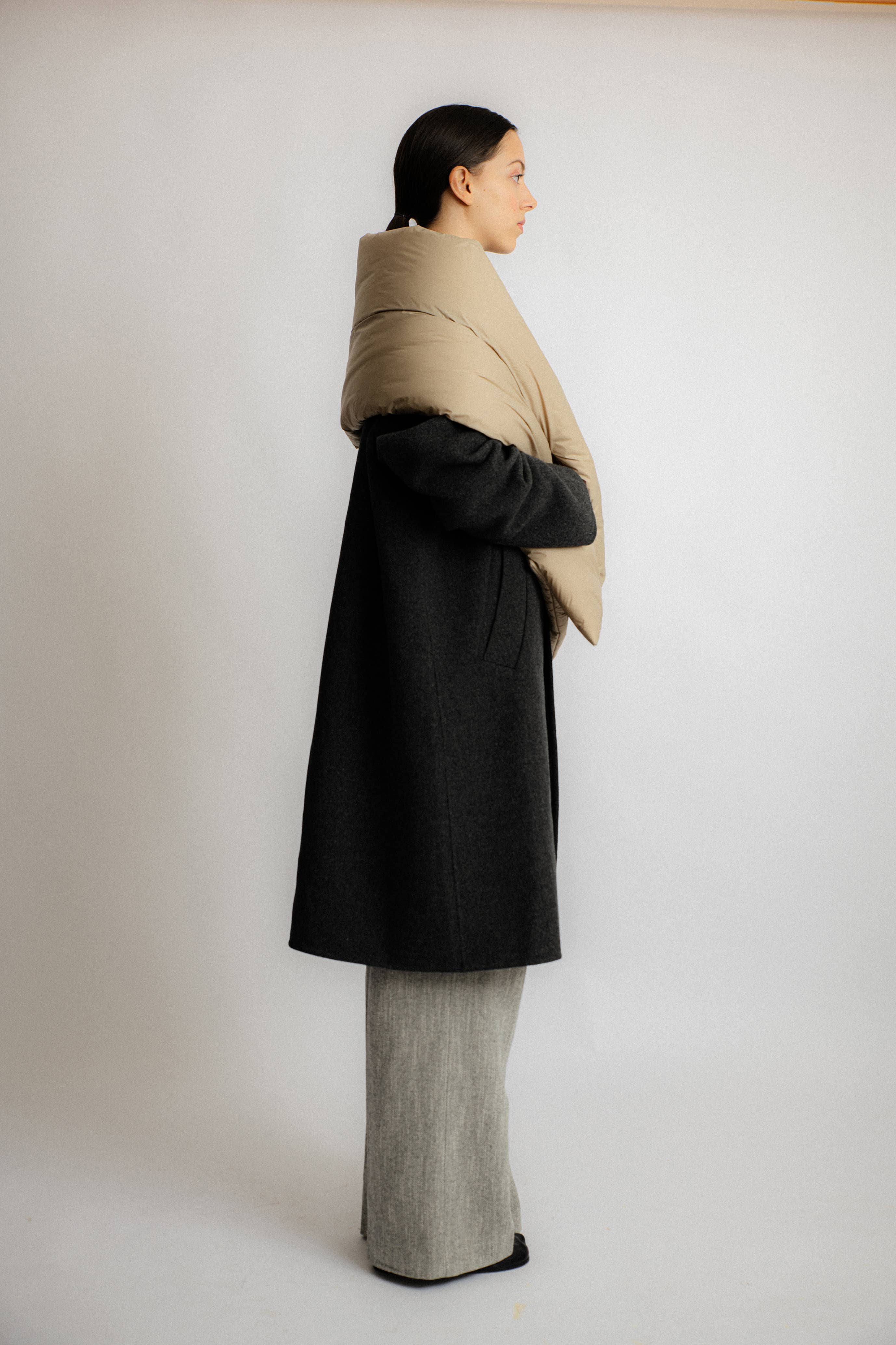 Abstract - Wholesale Scarf - Unisex - Padded water repellent nylon vest with pockets4