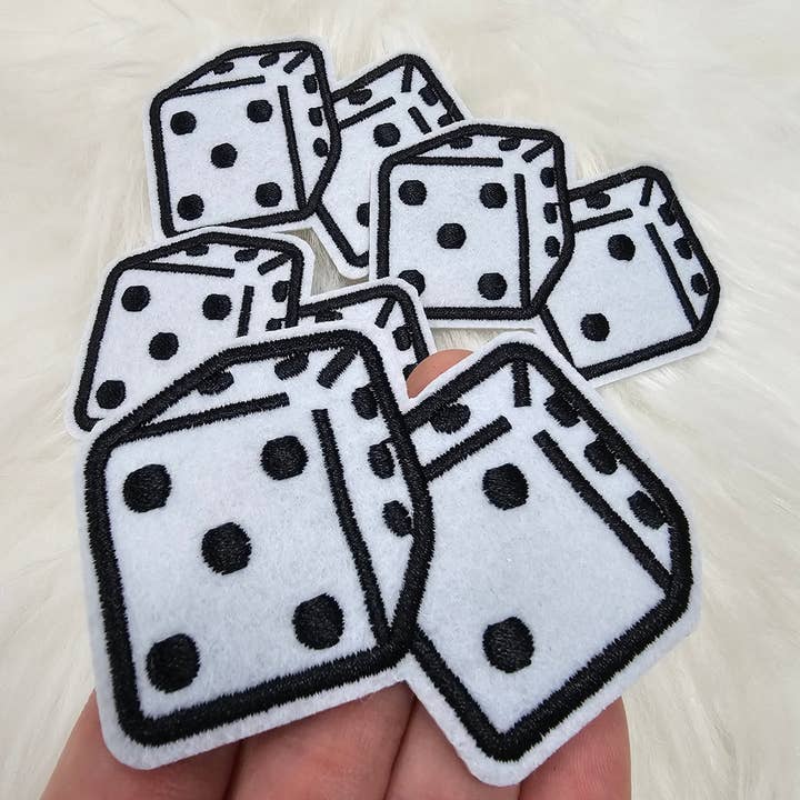 Scratch Decor - Wholesale Patch - Rolling Dice Embroidery Iron On Patch