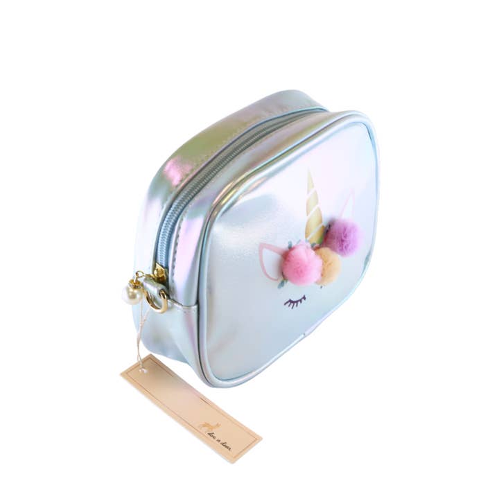 Doe a Dear - Wholesale Crossbody bag – kids - P30 B1284 Unicorn Holographic Purse (3 Colors)11