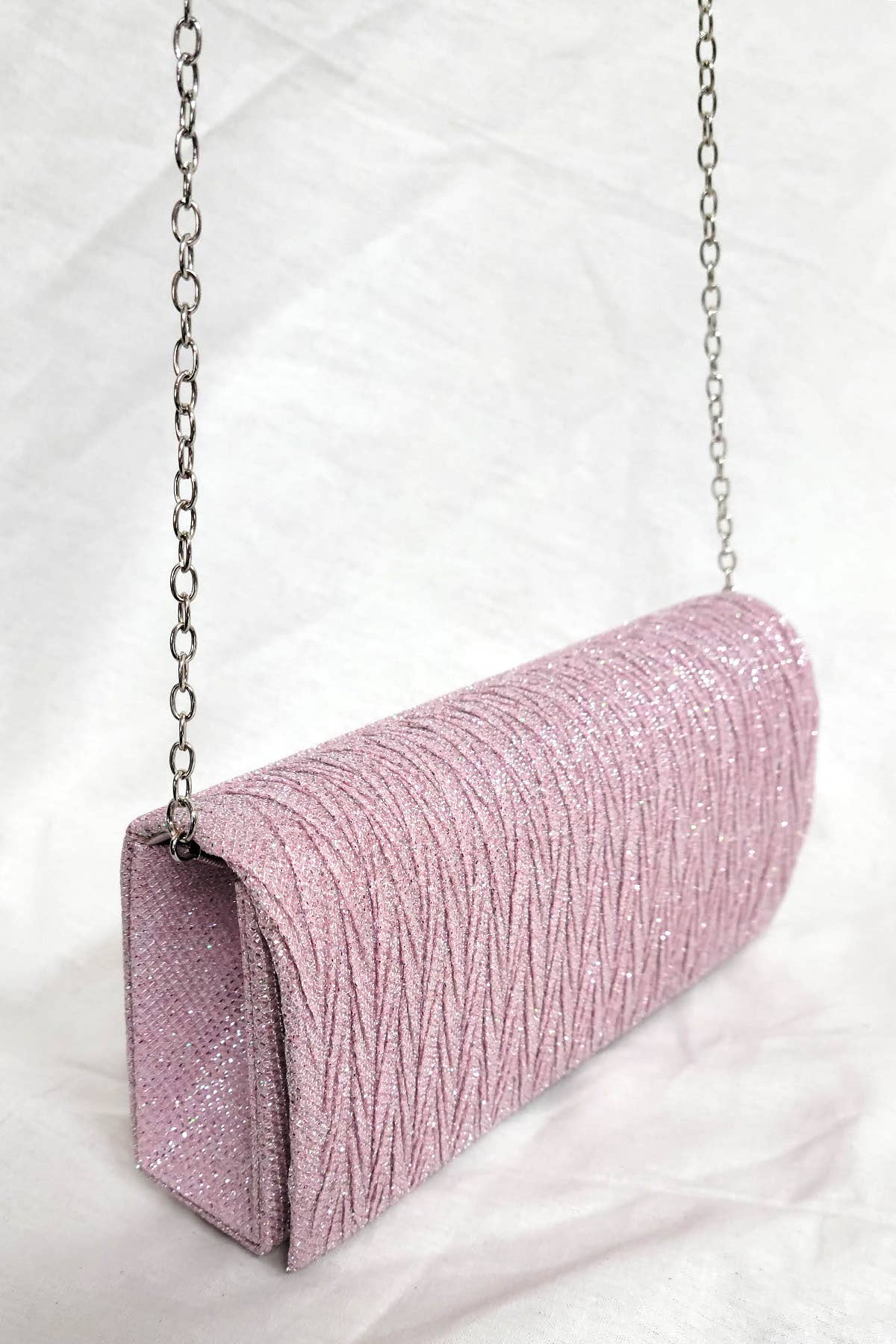 Chicas - Wholesale Clutch Bag - Women's - Sparkling evening bag with adjustable chain FB72683