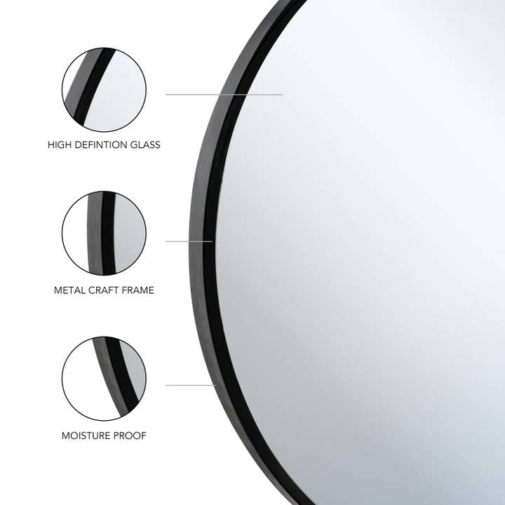 LivingTaste Home Inc – wholesale Wall mirror – Round Circle Mirror Frame