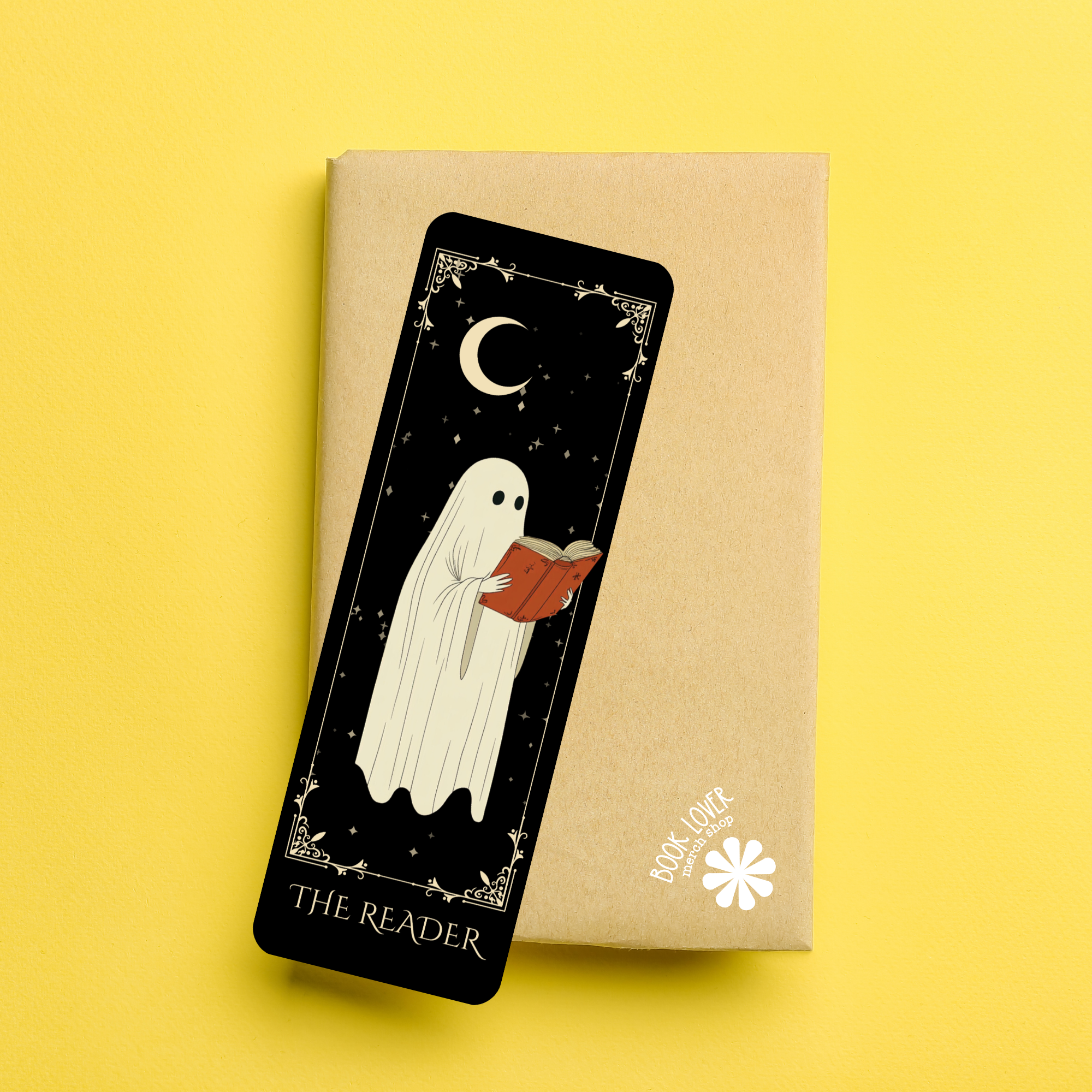 Book Lover Merch Shop - Wholesale Bookmark - Halloween Bookmark / Ghost Bookmark / The Reader / Bookish 2