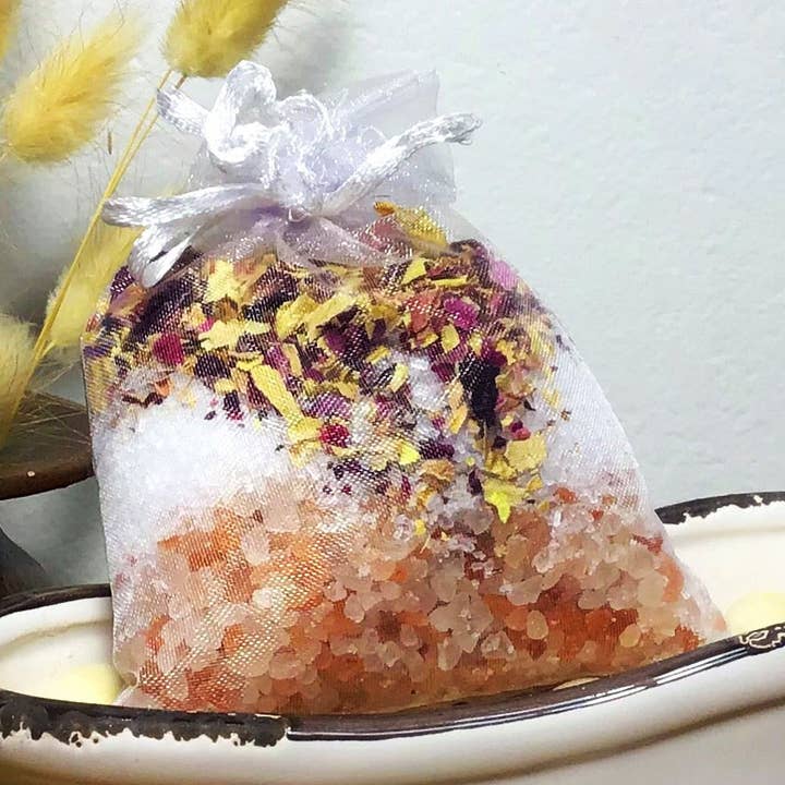 Rose Bath tepåse för wholesale av Boho Wax Co