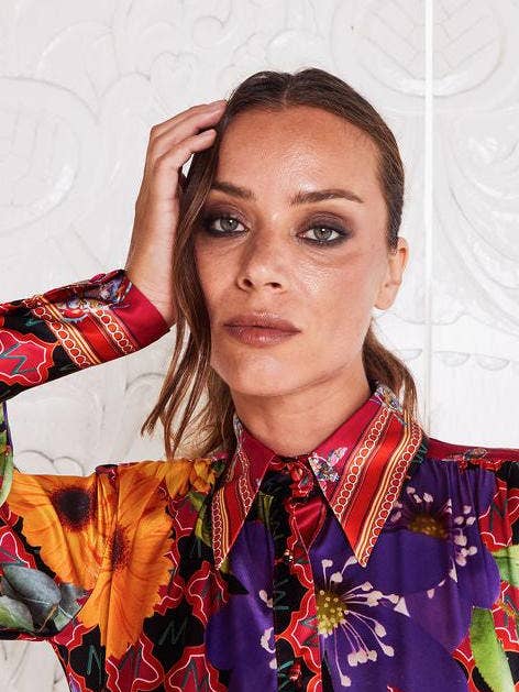 MACKENZIEMODE – Engroshandel Kjole - Dame – KEJSERINDE SILKE MAXI ~ HEMMELIG HAVE9