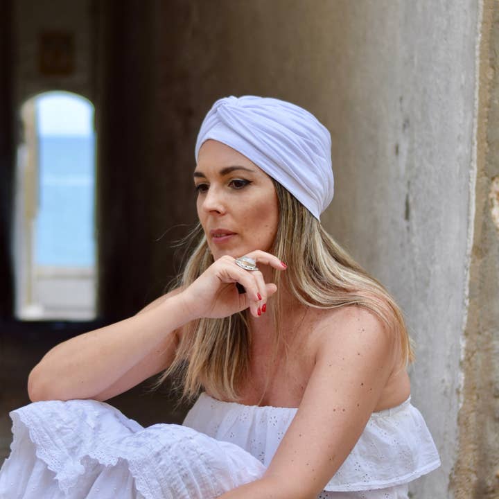 Petitama - Wholesale Turban - Women's - Chartreuse turban hat for women, chemo headwear