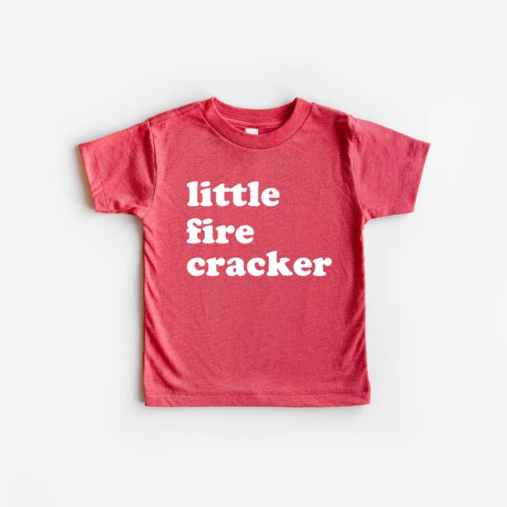 Benny & Ray Apparel - Wholesale Screen Printed T-Shirt - Kids - Little Fire Cracker Toddler and Youth 4th of July Shirt