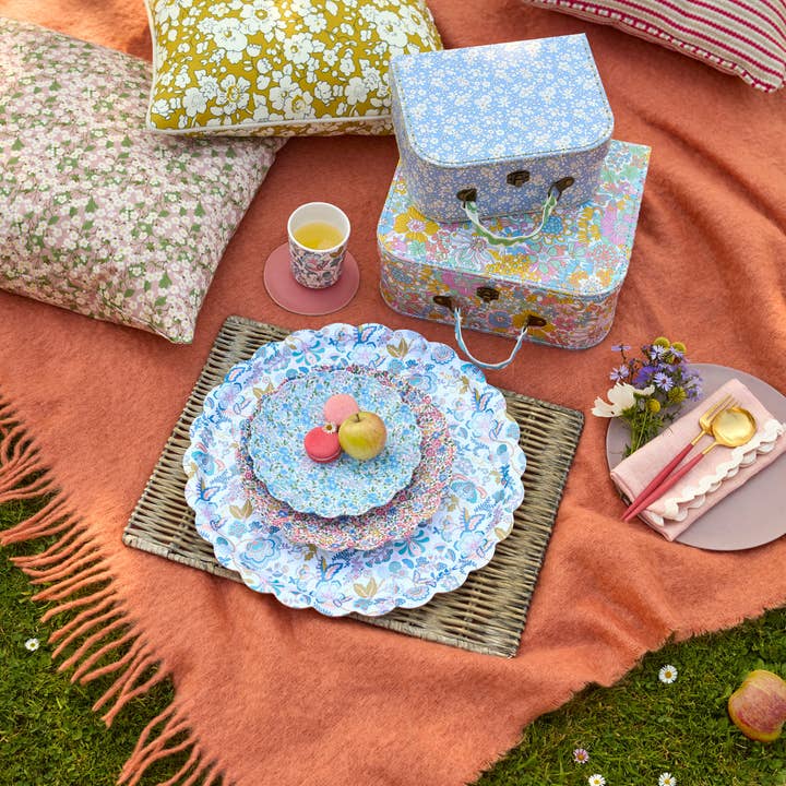 Meri Meri - Wholesale Disposable Plate - Meri Meri x Liberty Emma & Georgina Reusable Large Plate