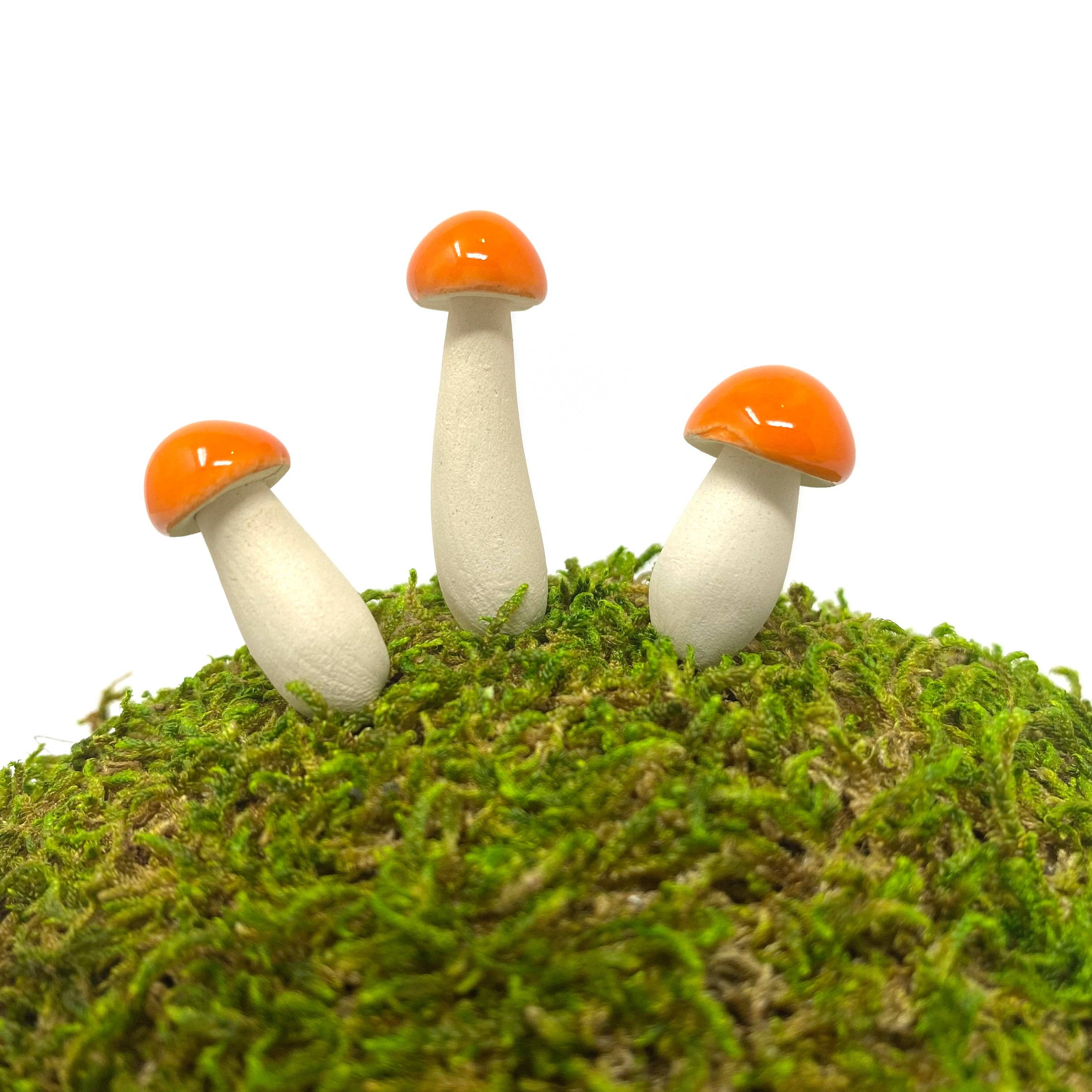 Handpicked Ceramics - Wholesale Decorative Tabletop Object - Miniature Ceramic Mushrooms1