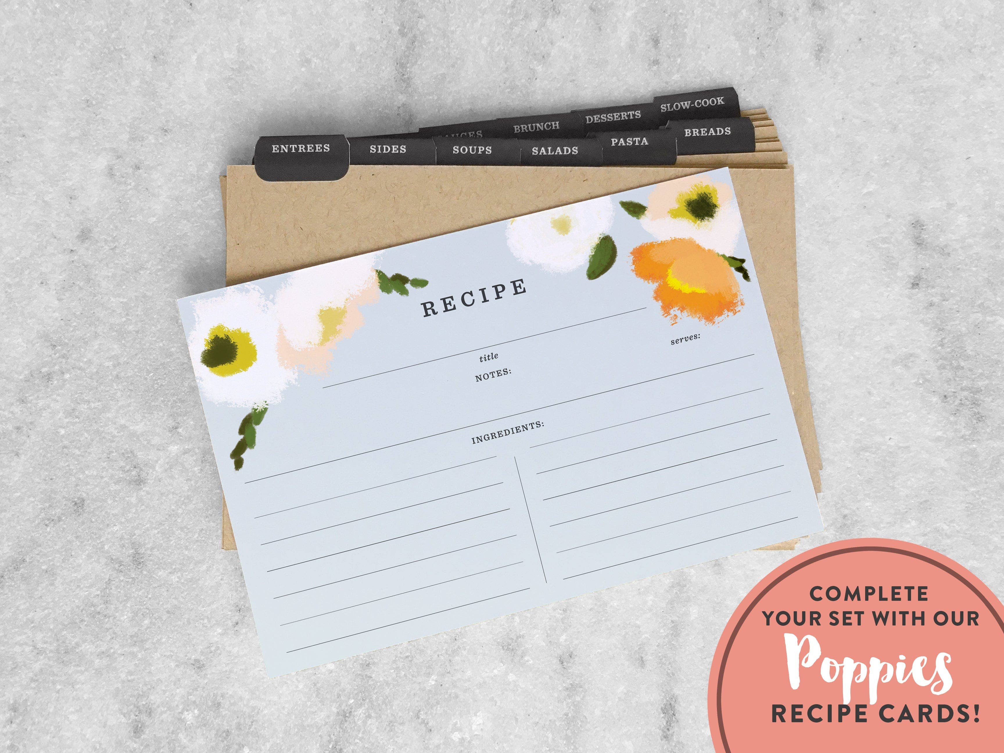 Favorite Story - Wholesale Recipe Card - Recipe Card Dividers & Tabs3