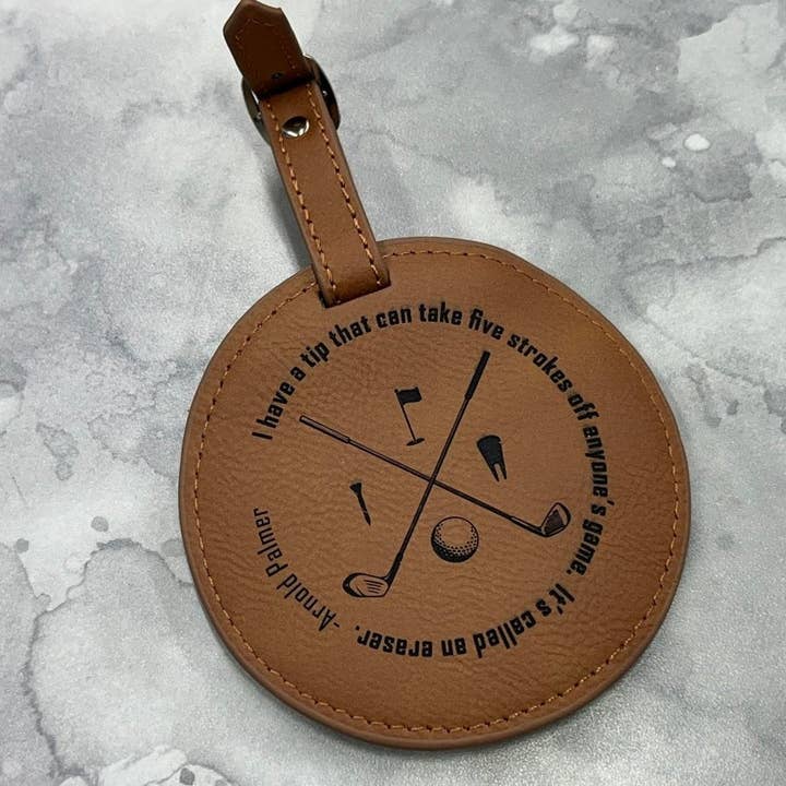 Personalisierter Golf-Tees-Halter aus Leder für den Großhandel von Legacy Images