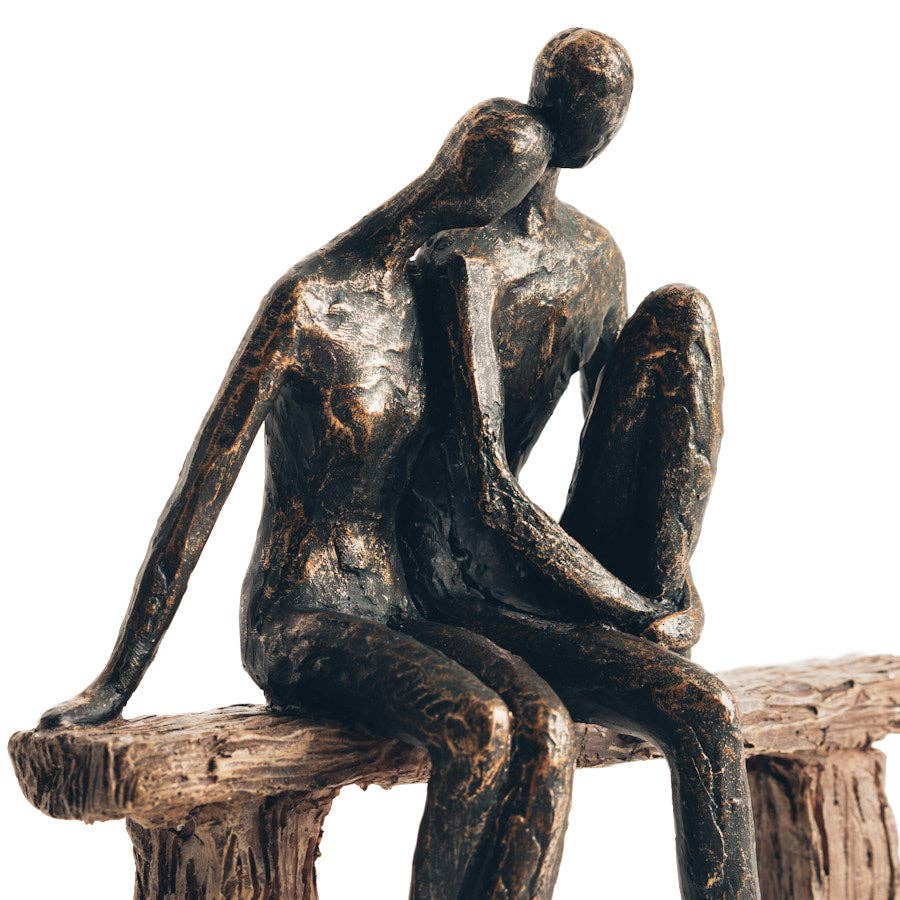 Bentley & Bo – wholesale Sculpture – Couple on Bench Sculpture2