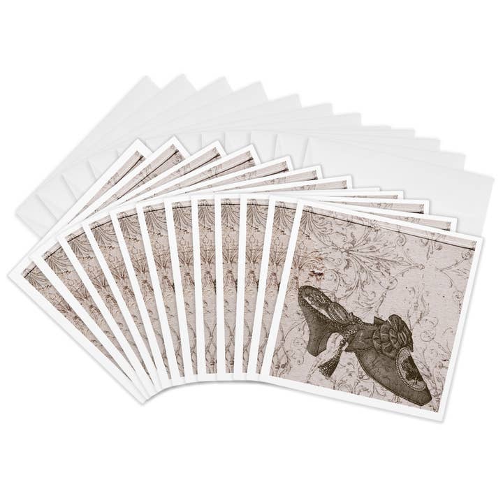 3dRose, Vintage Fashion Womens High Heels Shoe, Greeting Card for wholesale by 3dRose