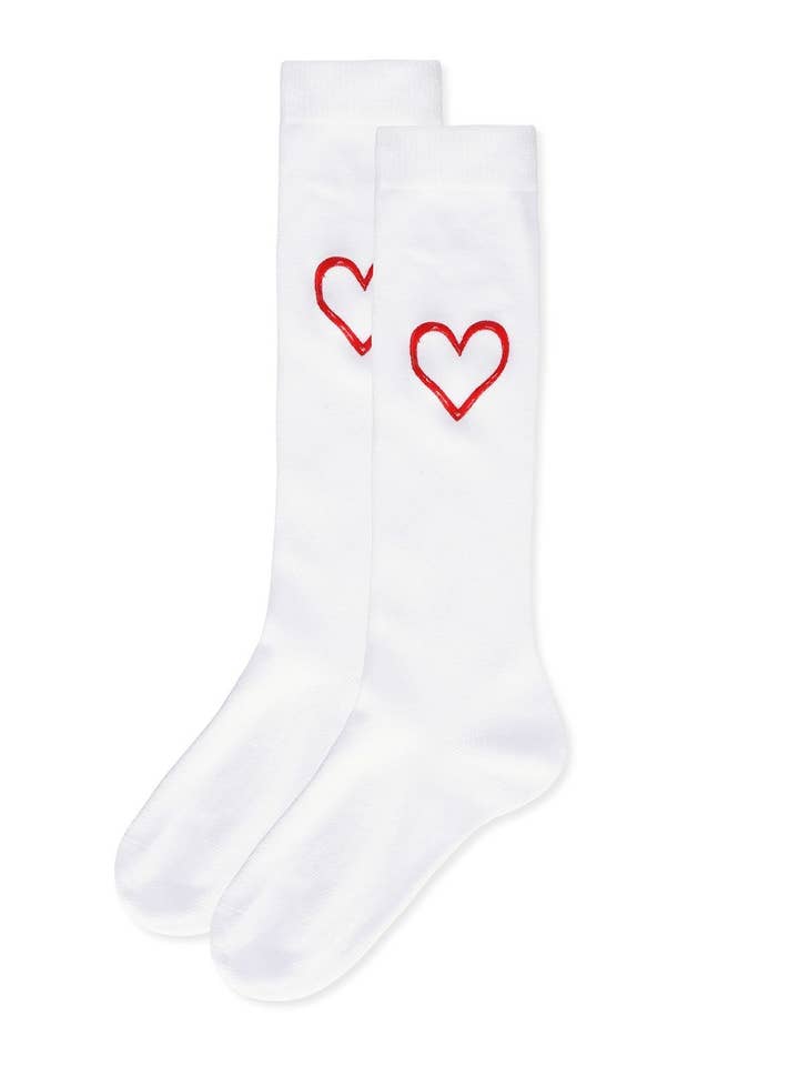 Infinity Classics International Inc. - Wholesale Socks - Women's - Puff Paint Heart Knee High8