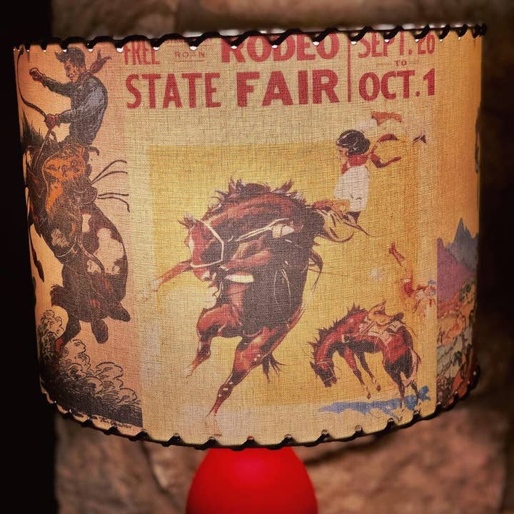 Red Dirt Ranch Clothing Company - Wholesale Lamp Shade - Lampshade Cave Creek Cowboys1