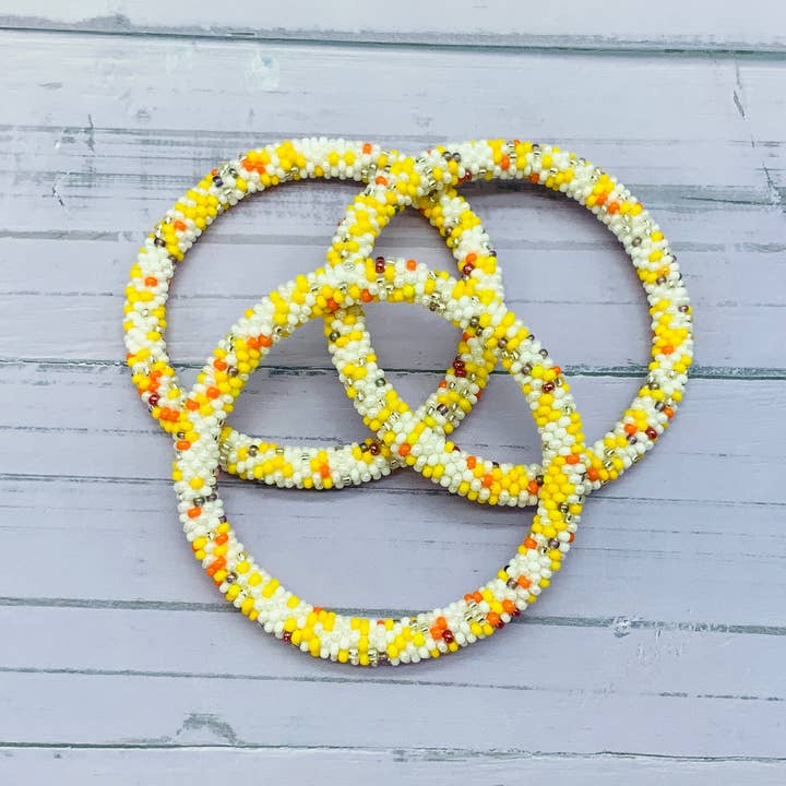 Liftedhope Bracelets - Wholesale Beaded Bracelet - Yellow Confetti