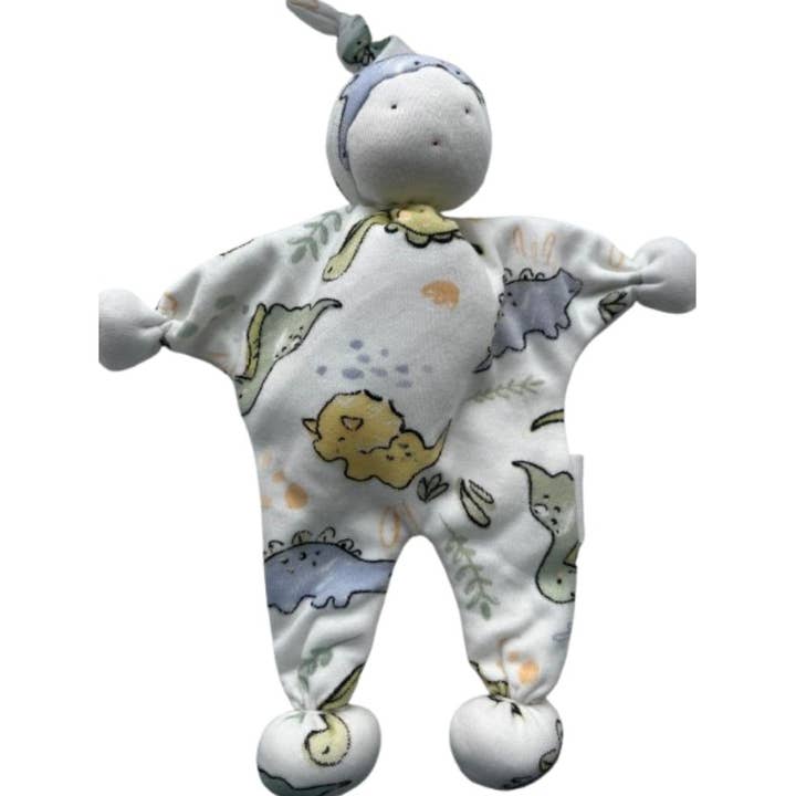 Baby Comforter Sleeping Lovey Organic Cotton Dinosaurs for wholesale by Best Years Ltd